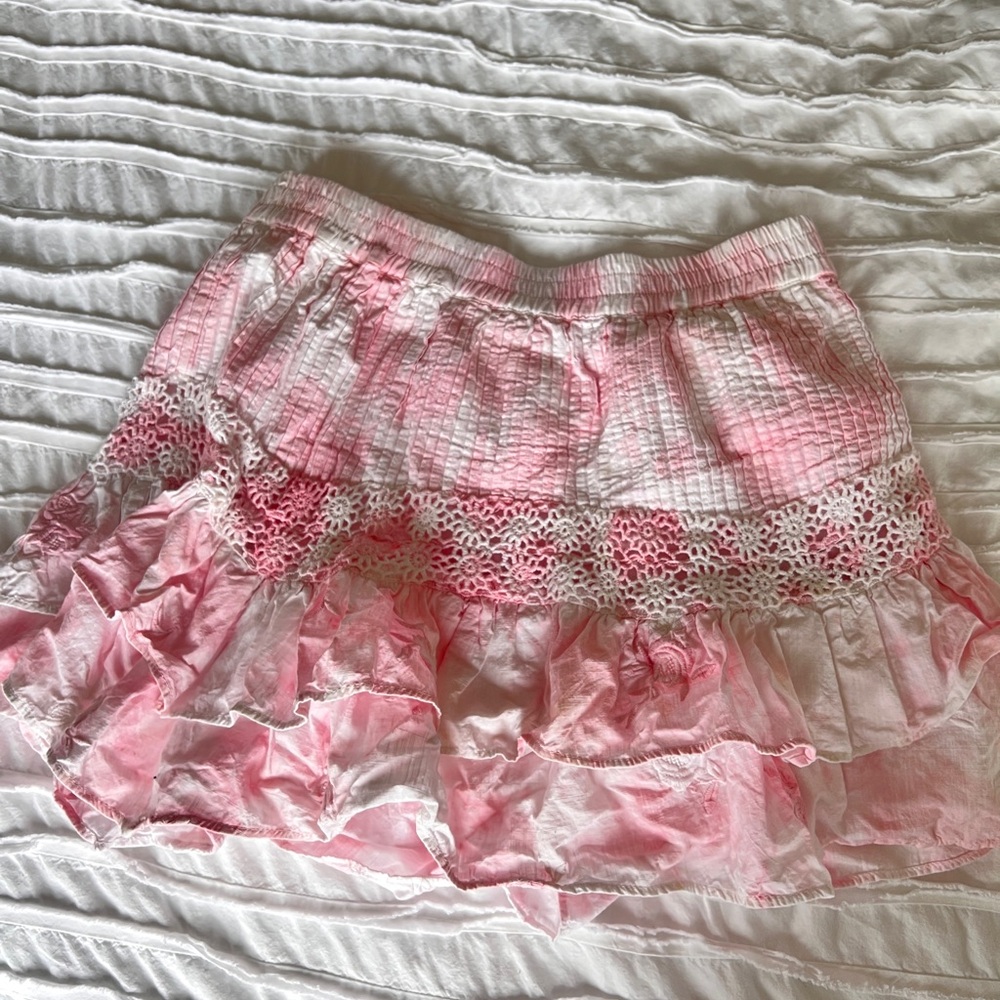 LoveShackFancy Ruffle Mini Skirt - Picture 7 of 12